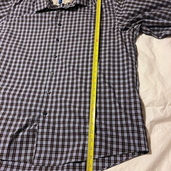 Size 3XL Long Sleeve Men’s Shirt 100% Cotton. Non-Iron Slim Fit Casual Buisness - Picture 6 of 9